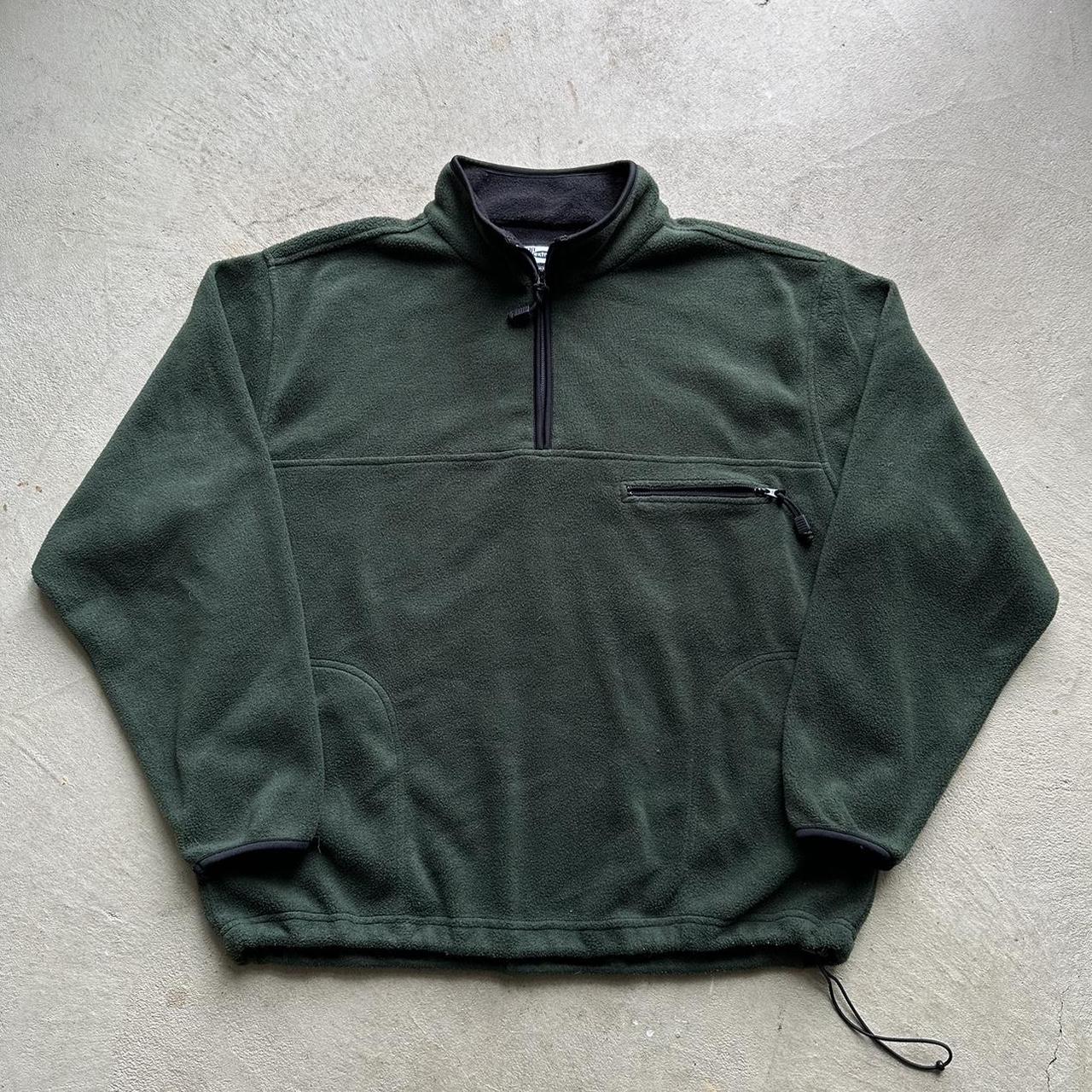 Vintage Green Pullover Fleece - XL