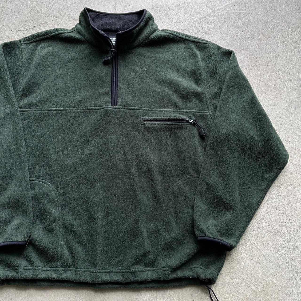 Vintage Green Pullover Fleece - XL