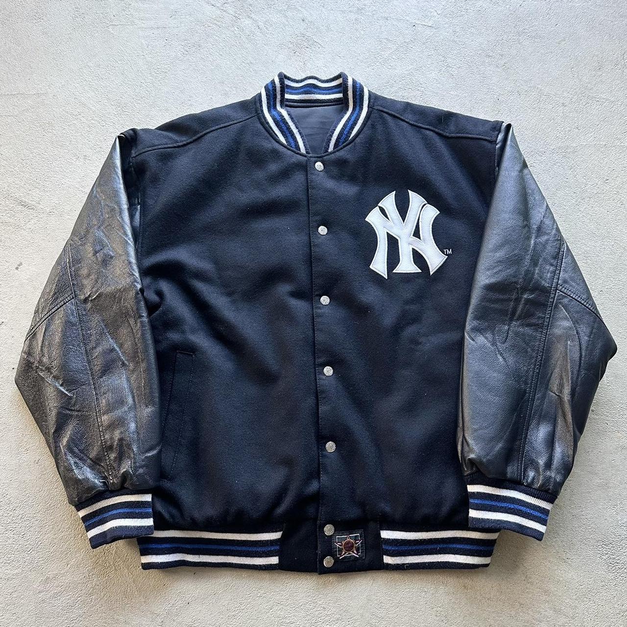 Vintage New York Yankees JH Designs Reversible Jacket - XL