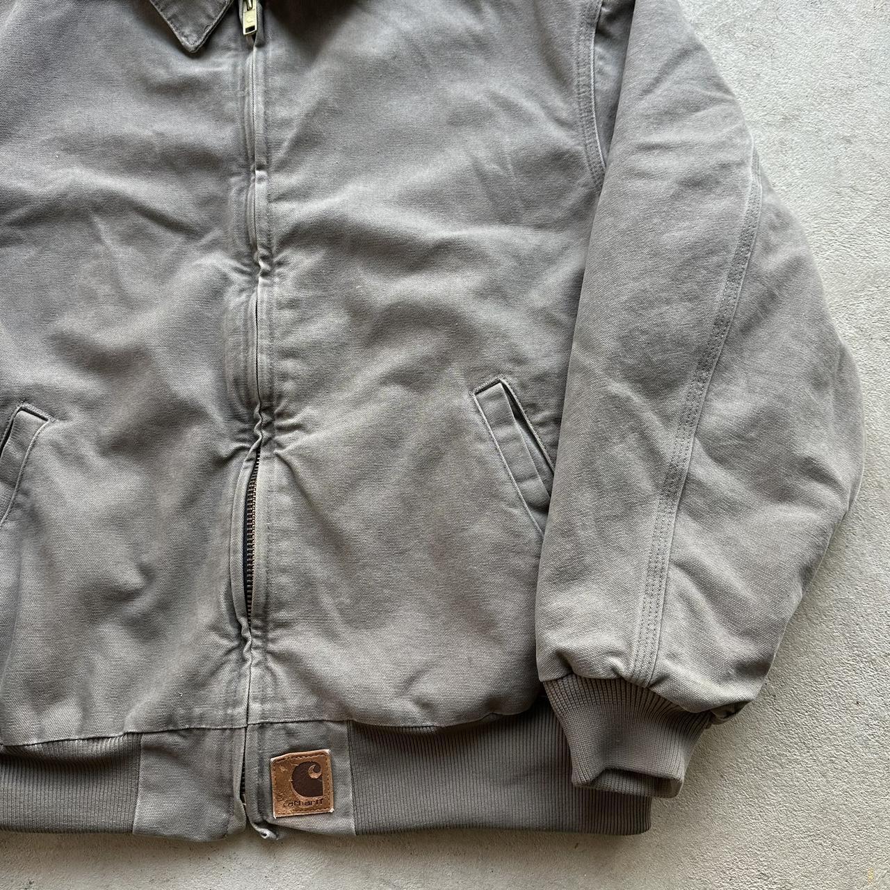 Vintage Carhartt Faded Grey Santa Fe Style Jacket - XL