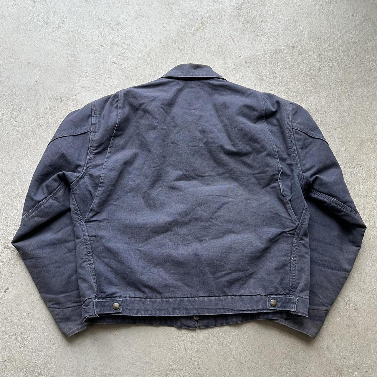 Vintage Carhartt Faded Navy Detroit Jacket - L