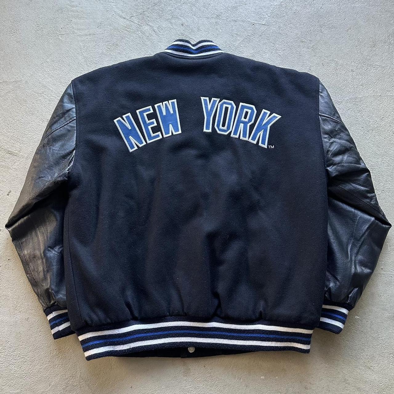 Vintage New York Yankees JH Designs Reversible Jacket - XL