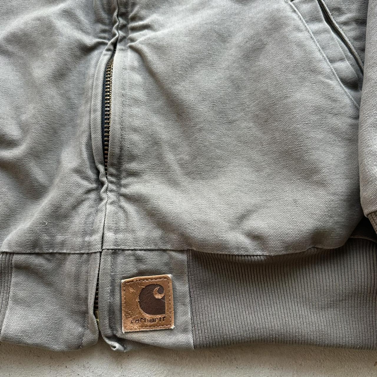 Vintage Carhartt Faded Grey Santa Fe Style Jacket - XL