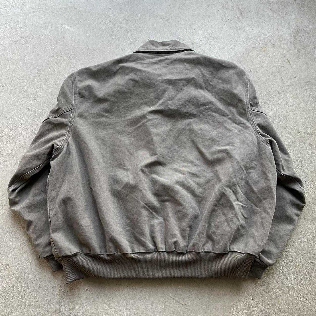 Vintage Carhartt Faded Grey Santa Fe Style Jacket - XL