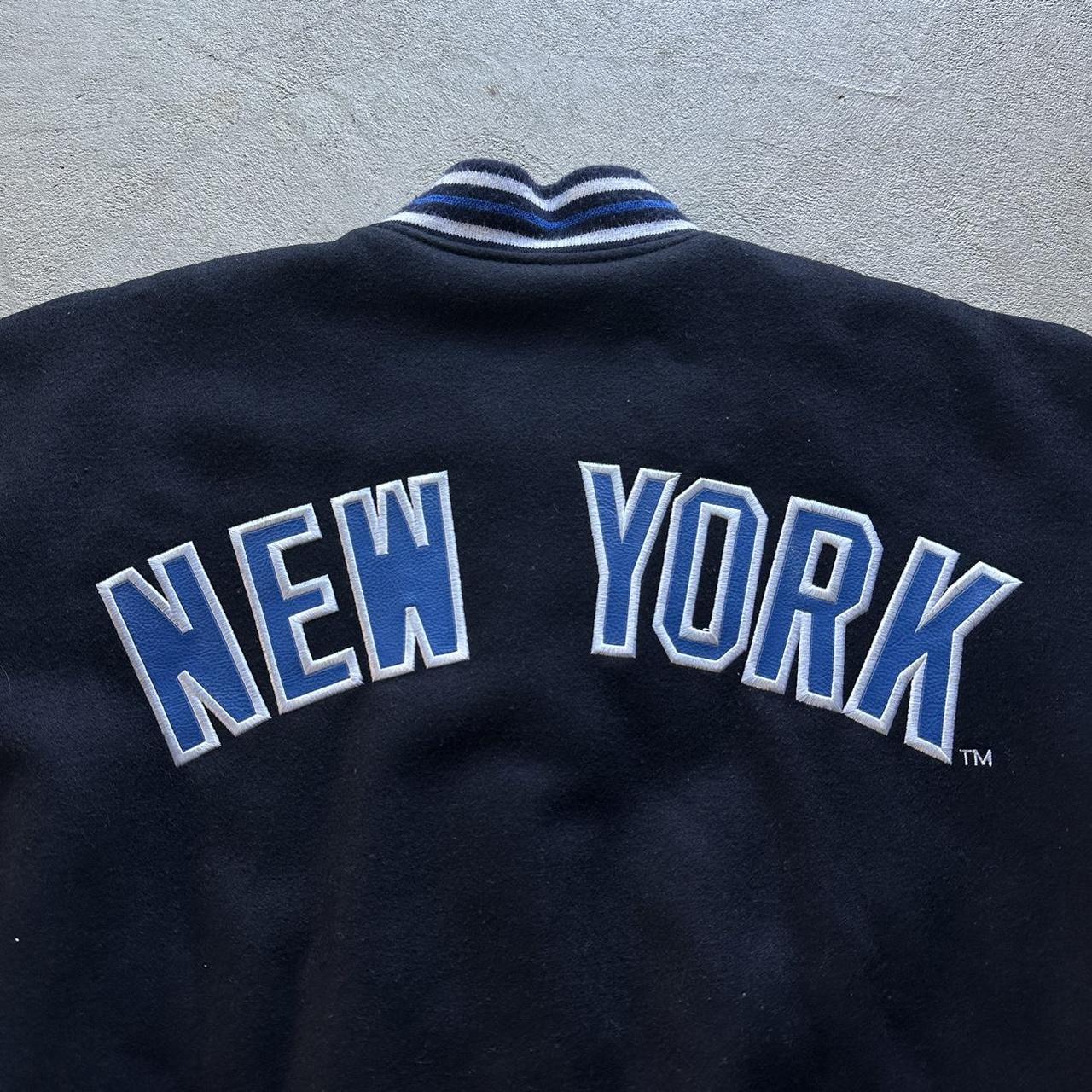 Vintage New York Yankees JH Designs Reversible Jacket - XL