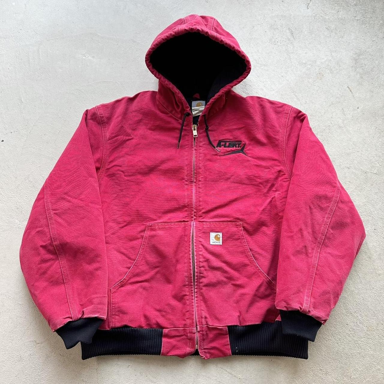 Vintage Carhartt Red Hooded Jacket - XL