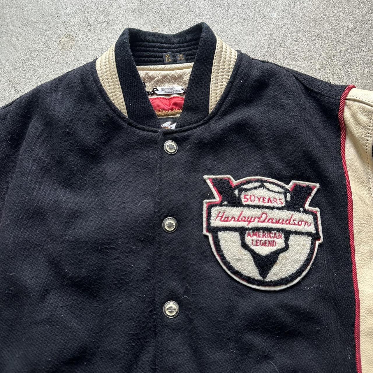 Vintage Harley Davidson Bomber Jacket - M