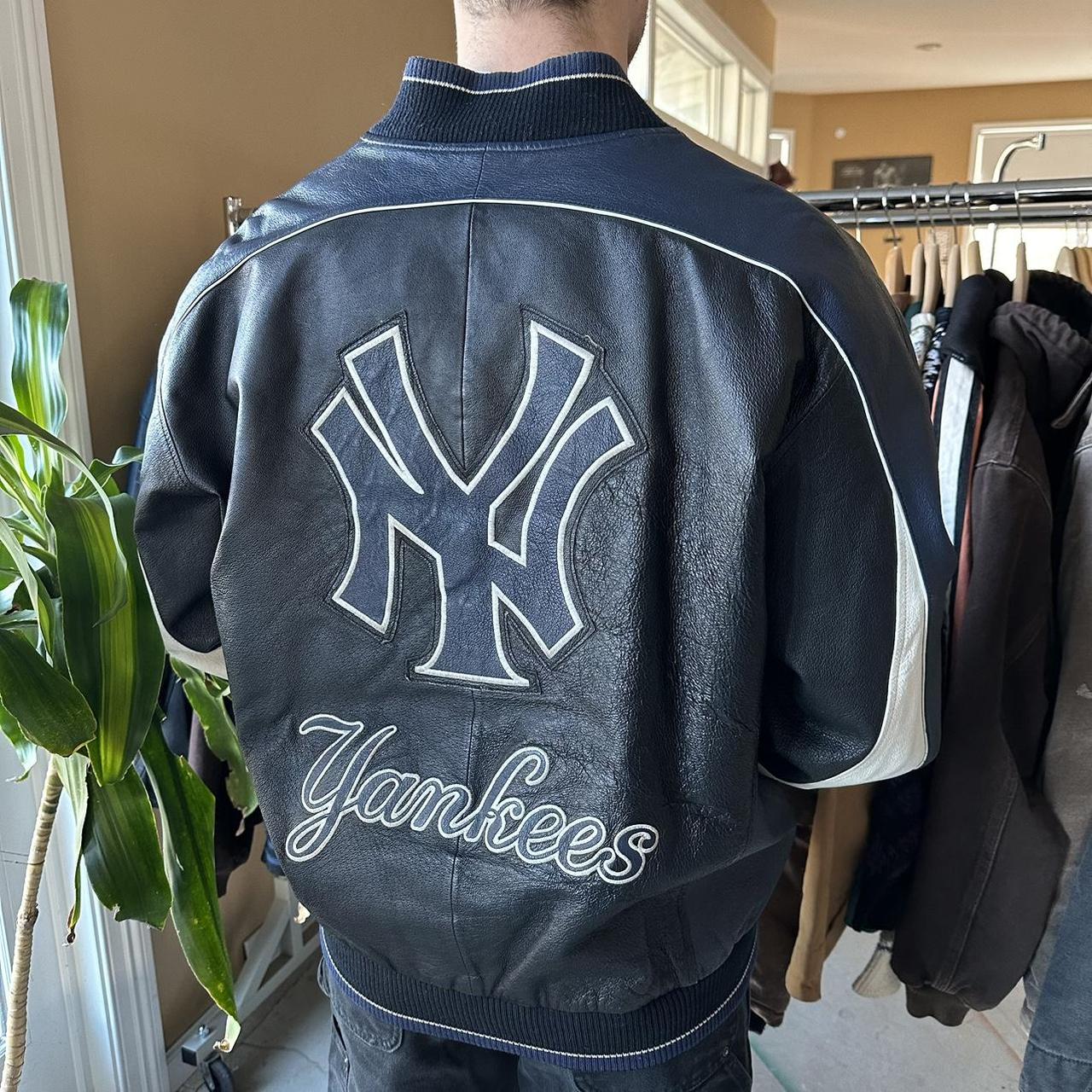 Vintage New York Yankees Leather Jacket – On Seam