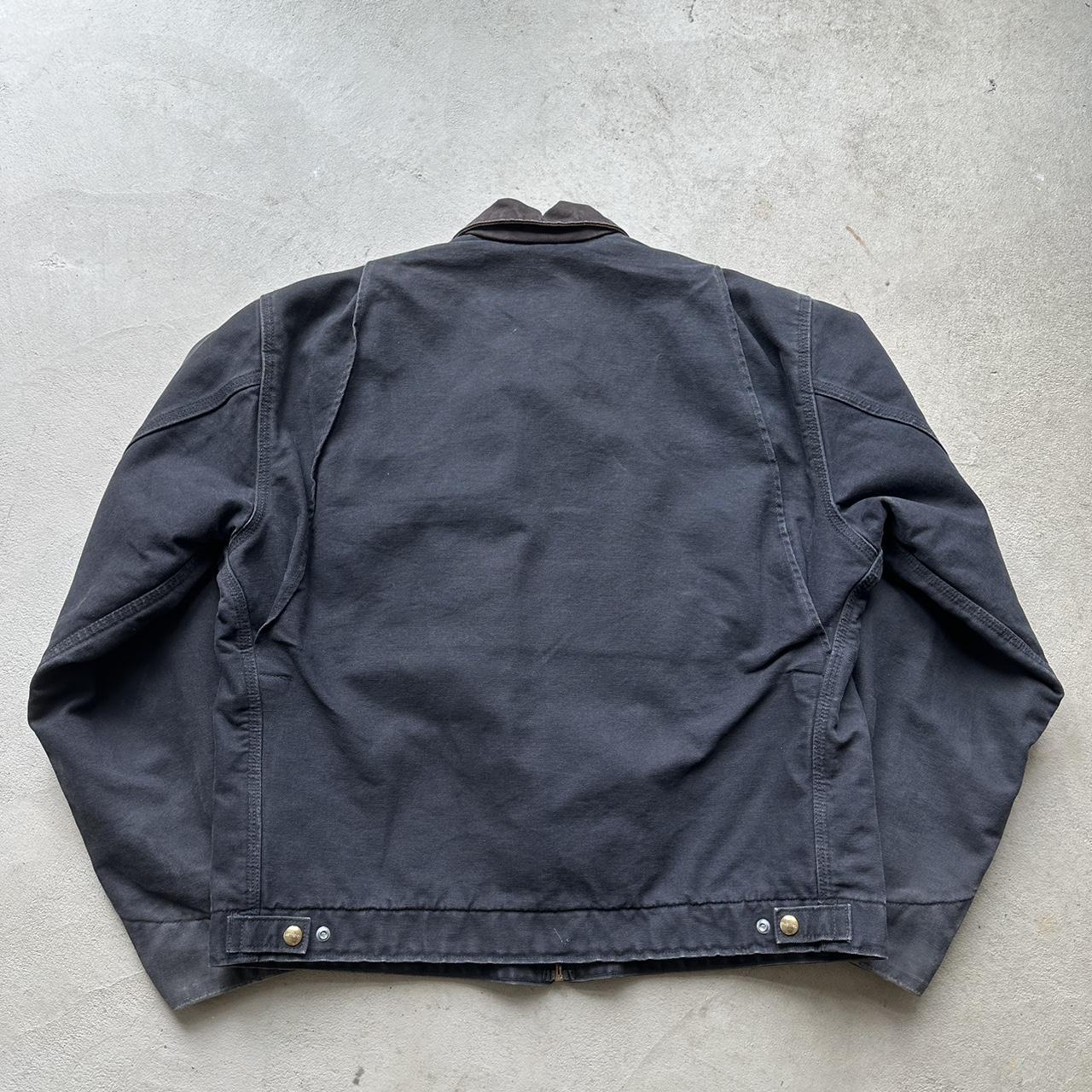 Vintage Carhartt Faded Black Detroit Jacket - L