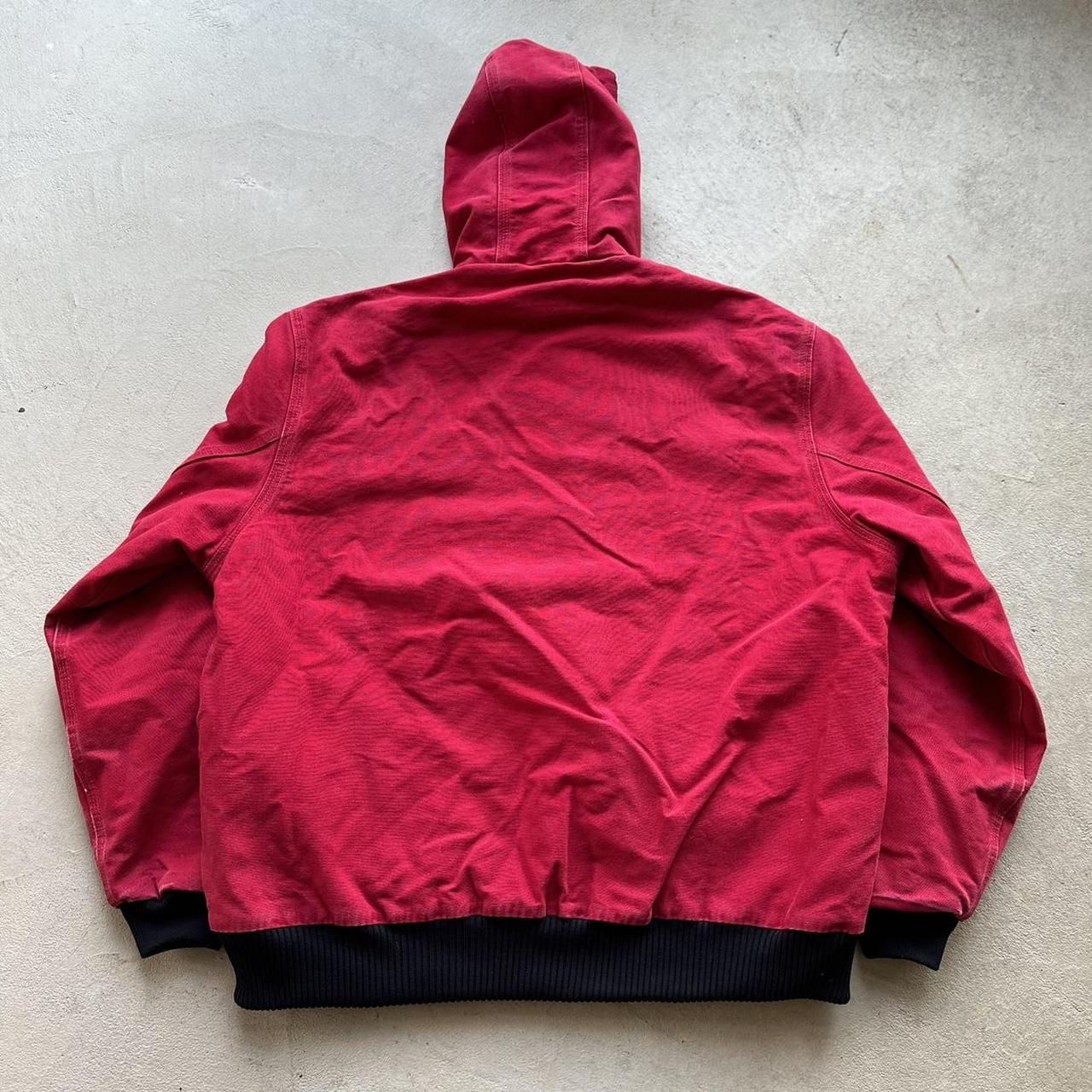 Vintage Carhartt Red Hooded Jacket - XL