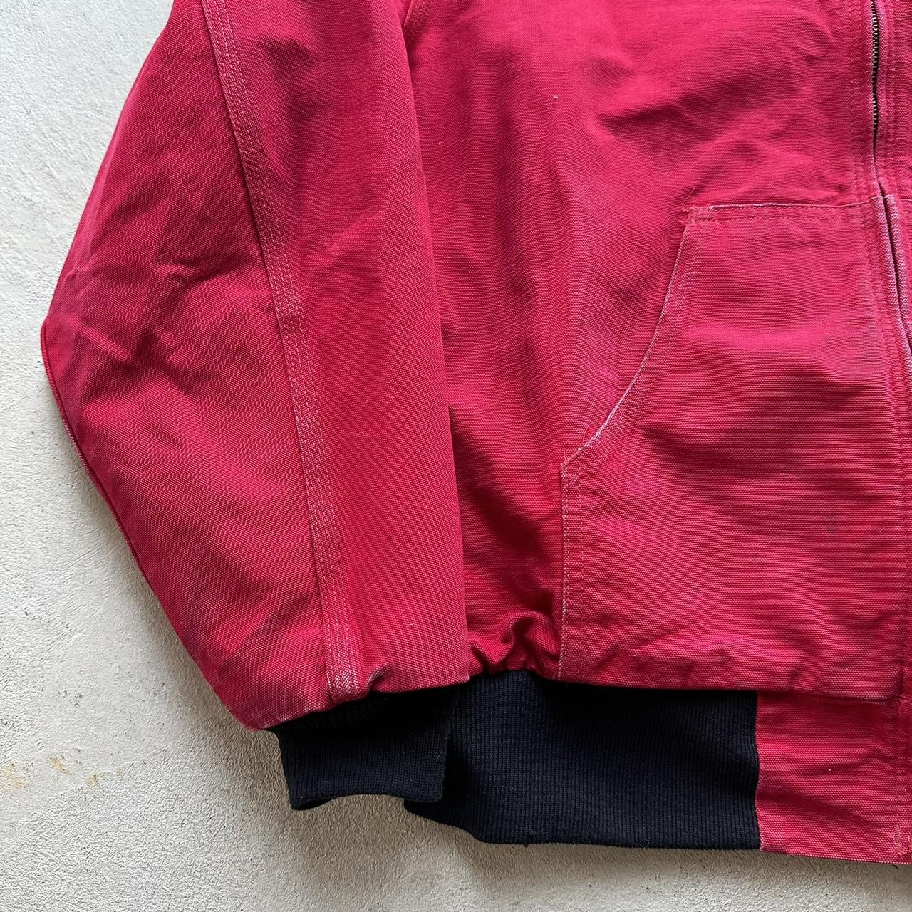 Vintage Carhartt Red Hooded Jacket - XL