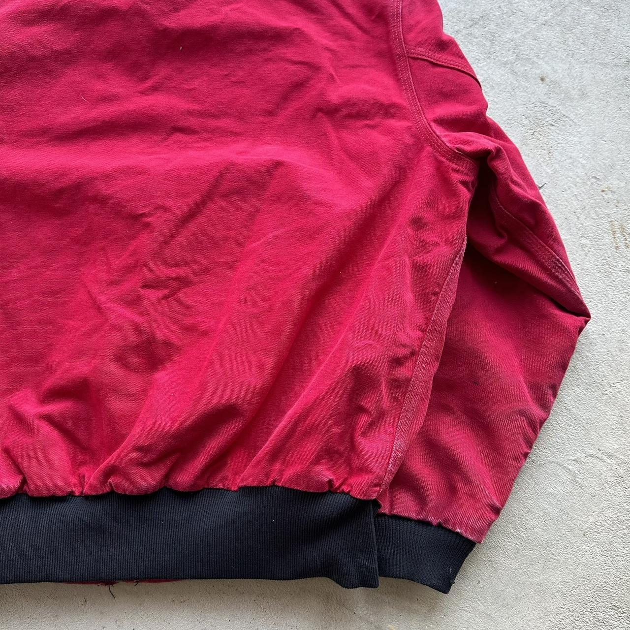 Vintage Carhartt Red Hooded Jacket - XL