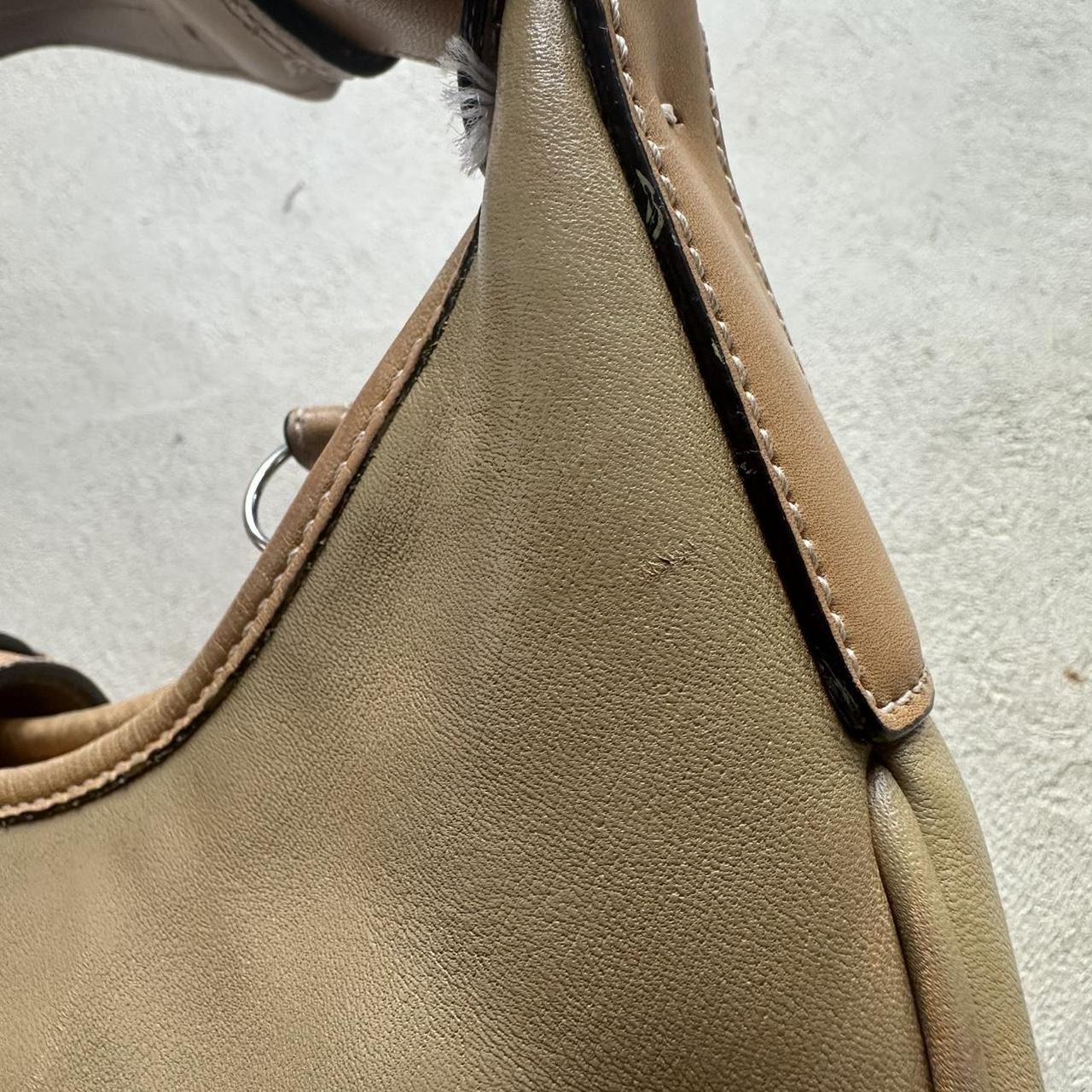 Vintage Y2K Coach Tan Leather Big Shoulder Bag