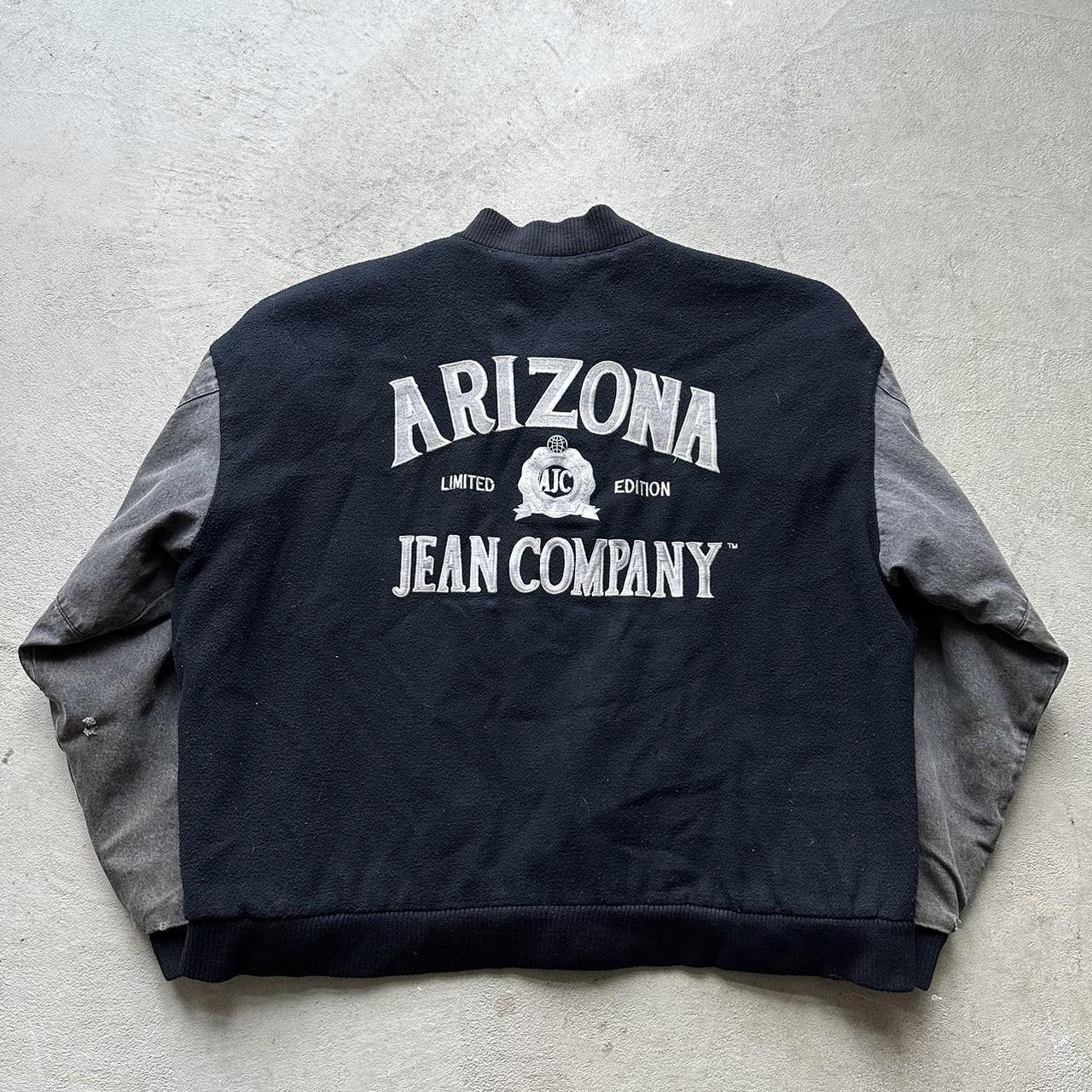 Vintage Arizona Black Bomber Jacket - XL