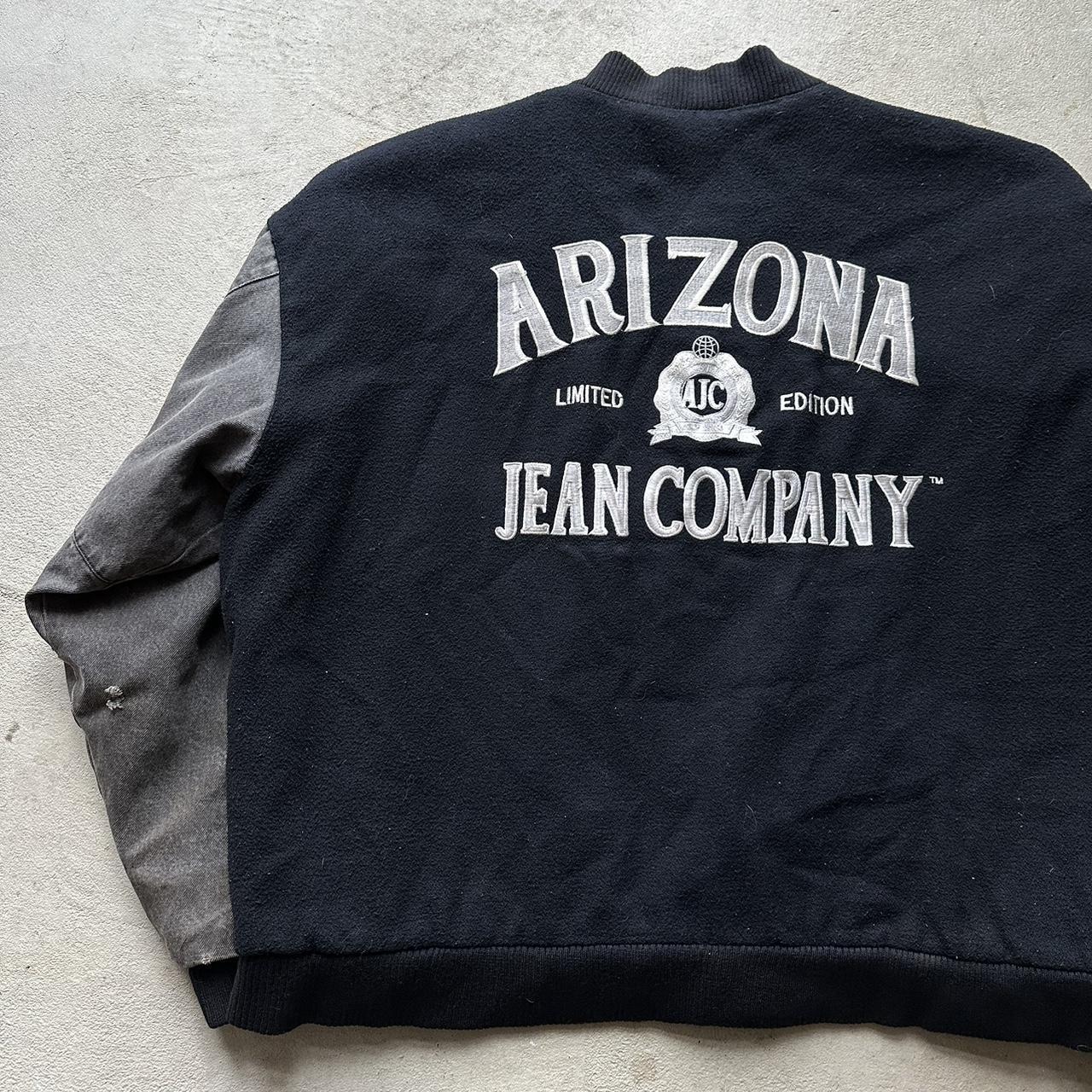 Vintage Arizona Black Bomber Jacket - XL