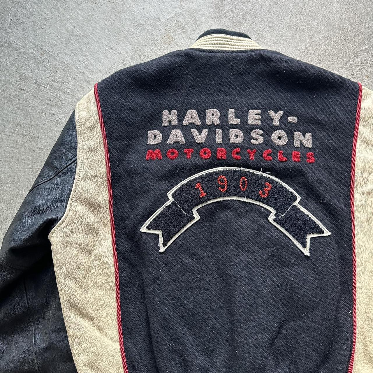 Vintage Harley Davidson Bomber Jacket - M