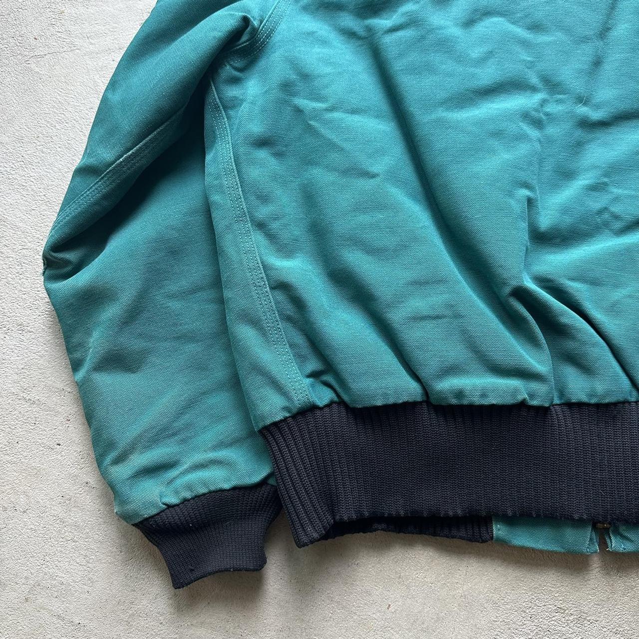 Rare Vintage Carhartt Aqua Blue Santa Fe Jacket -XL