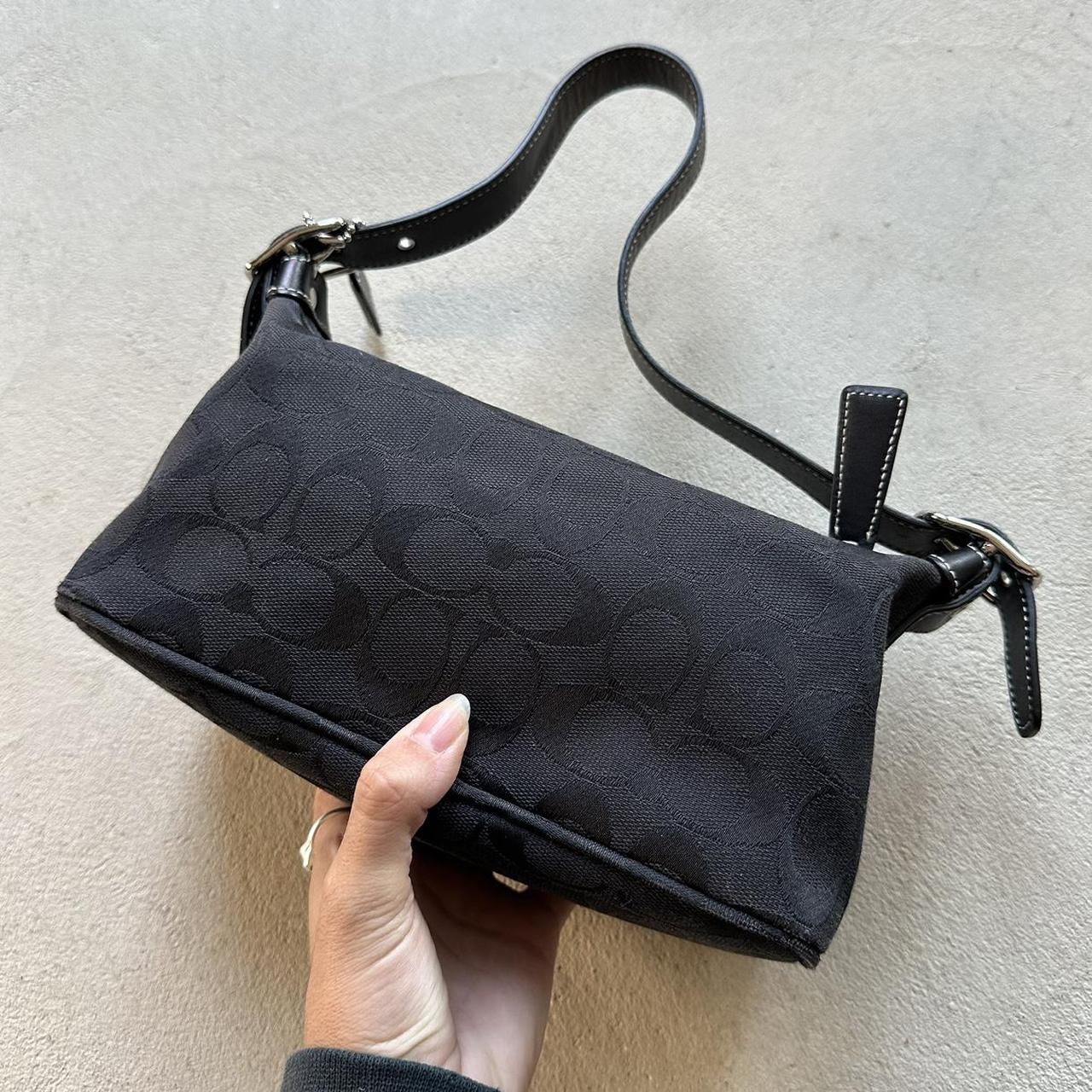 Vintage Y2K Coach Black Shoulder Bag