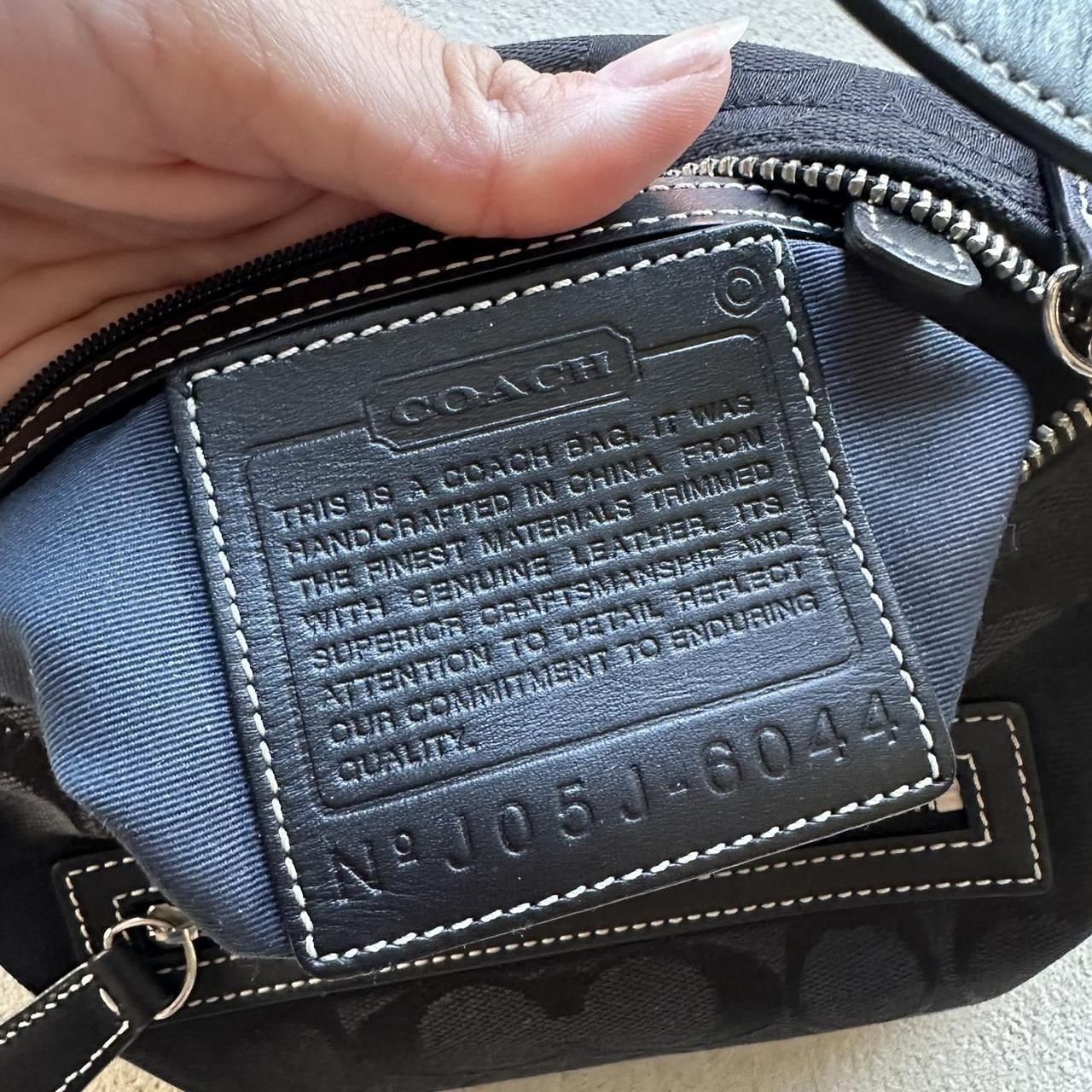 Vintage Y2K Coach Black Shoulder Bag