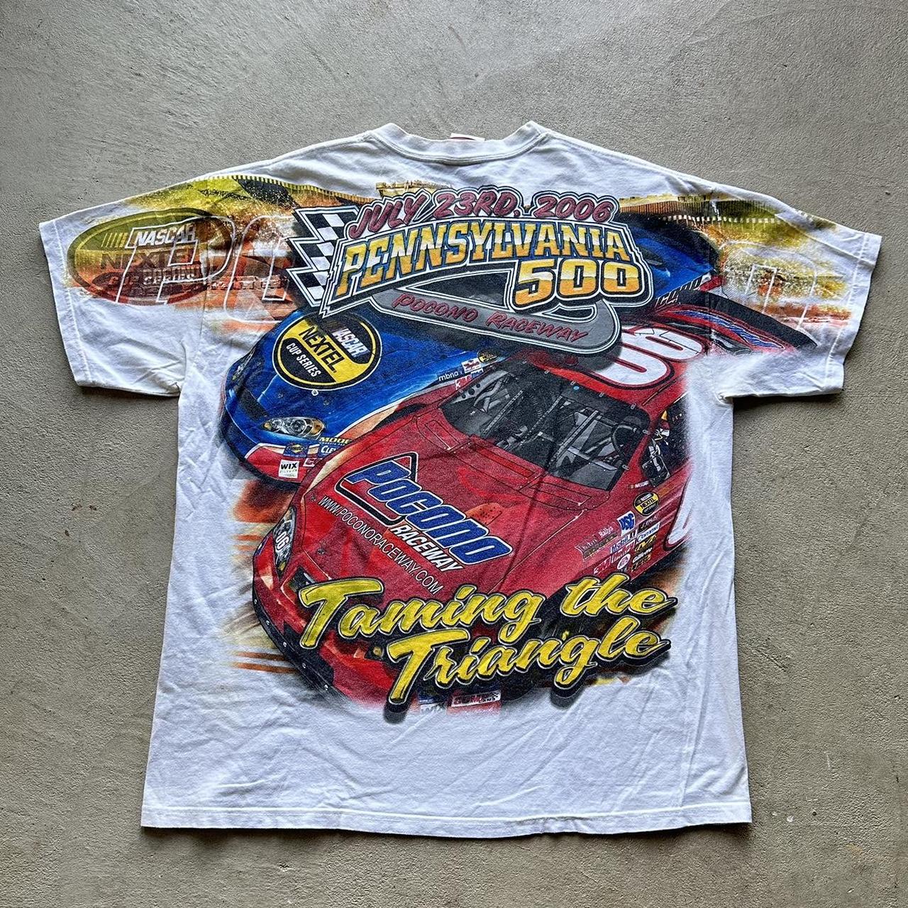 Vintage NASCAR Poconos Racing T-Shirt - XL