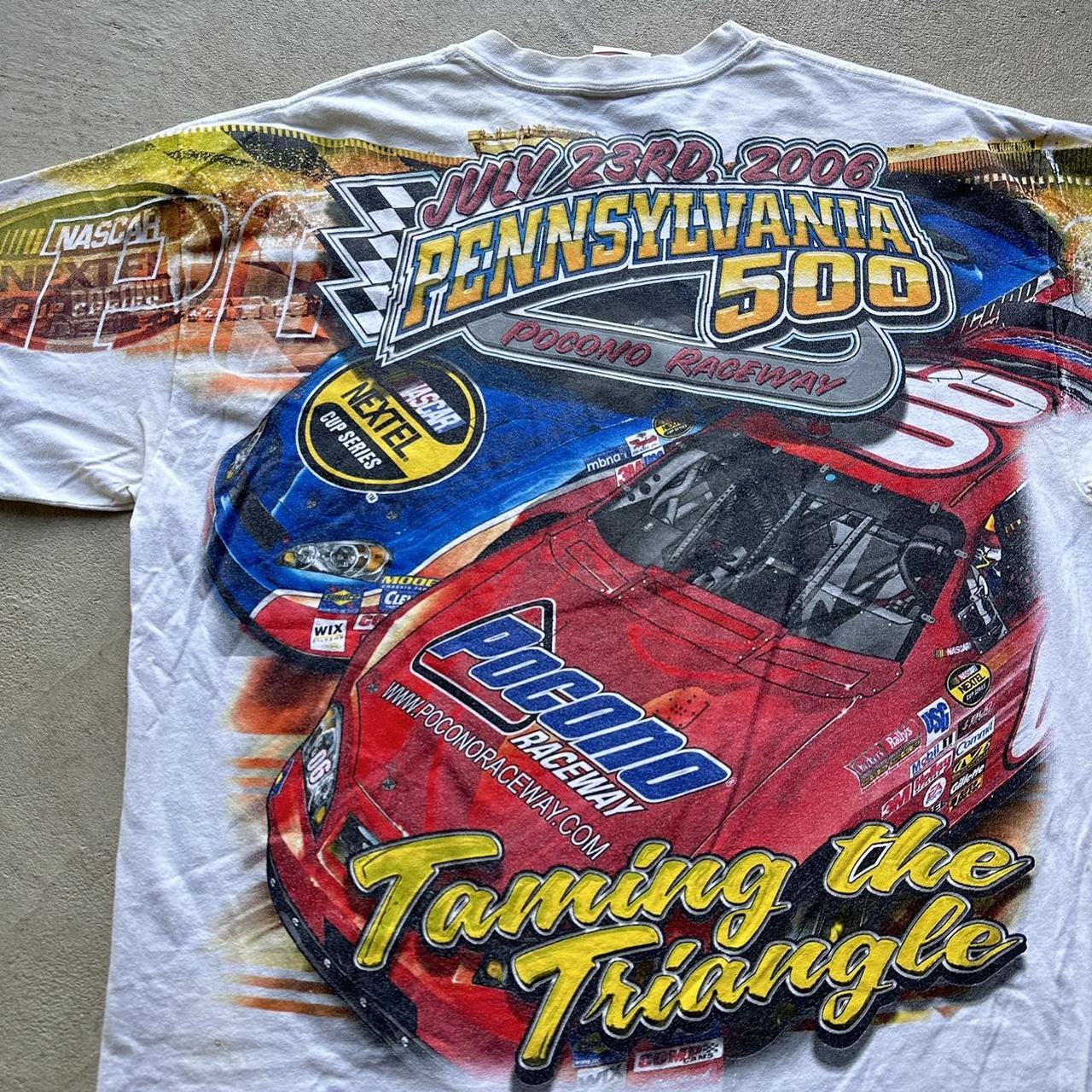 Vintage NASCAR Poconos Racing T-Shirt - XL