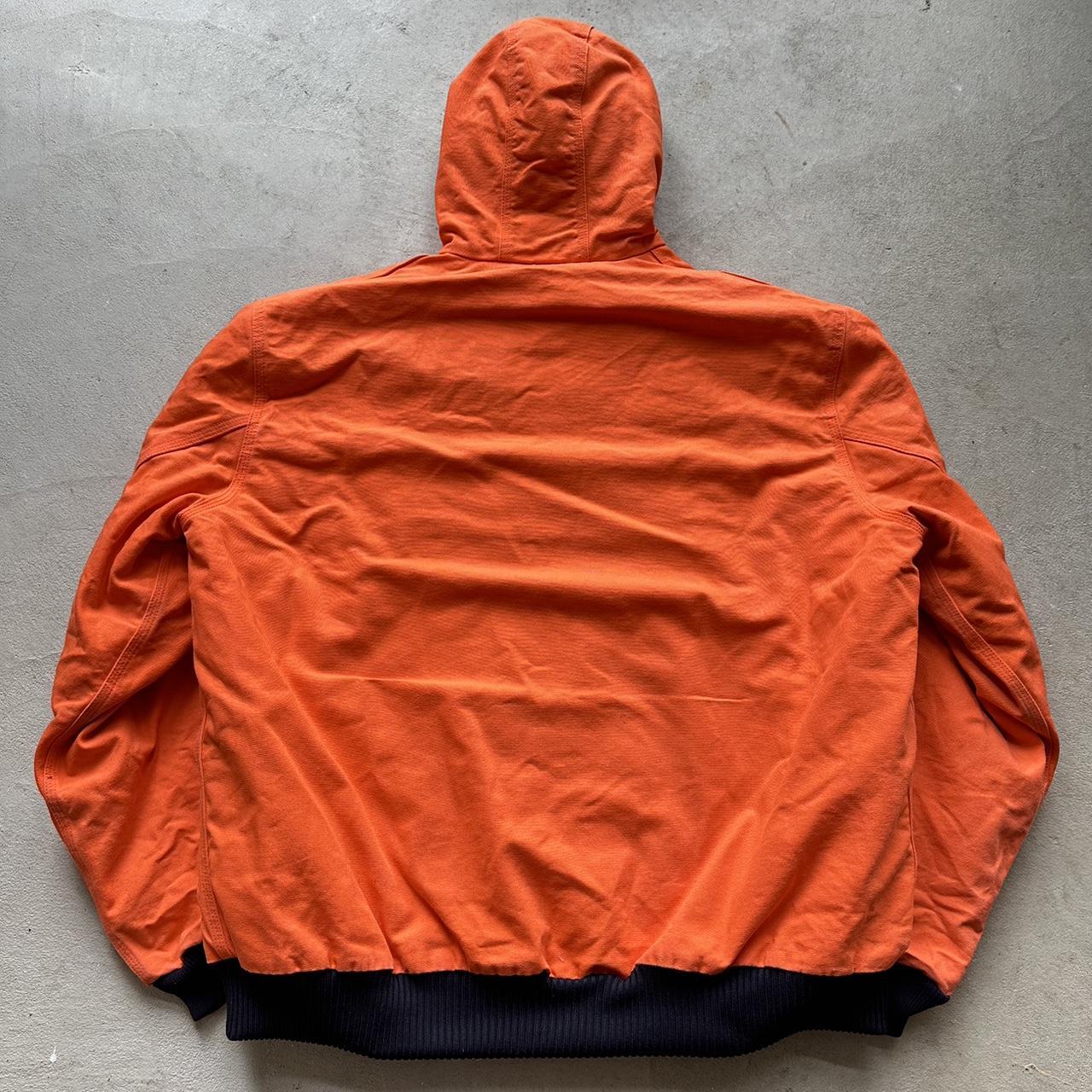 Vintage Carhartt Orange Hooded Jacket - 2XL