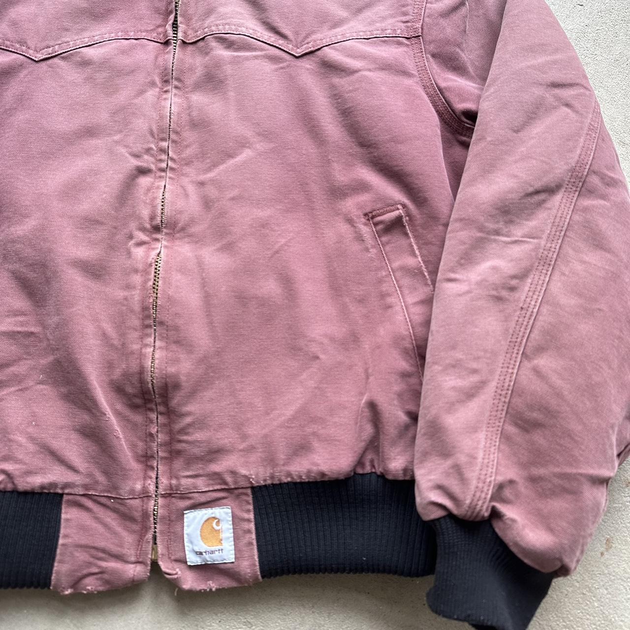 Rare Vintage Carhartt Faded Plum Santa Fe Jacket - XL