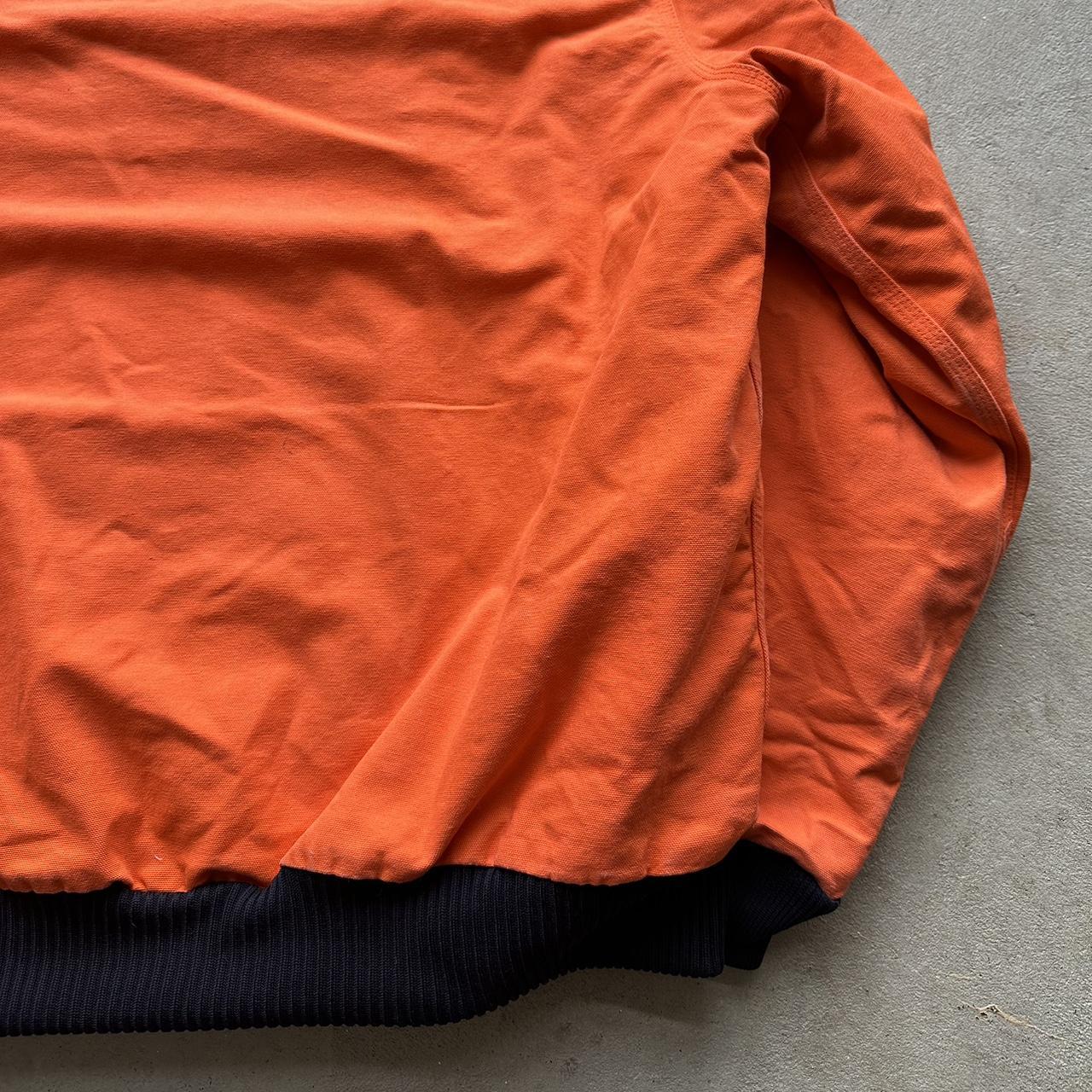 Vintage Carhartt Orange Hooded Jacket - 2XL