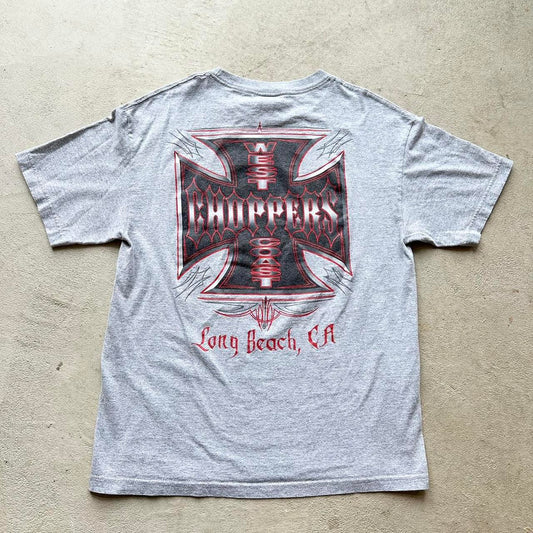 Vintage West Coast Choppers Grey T-Shirt - L