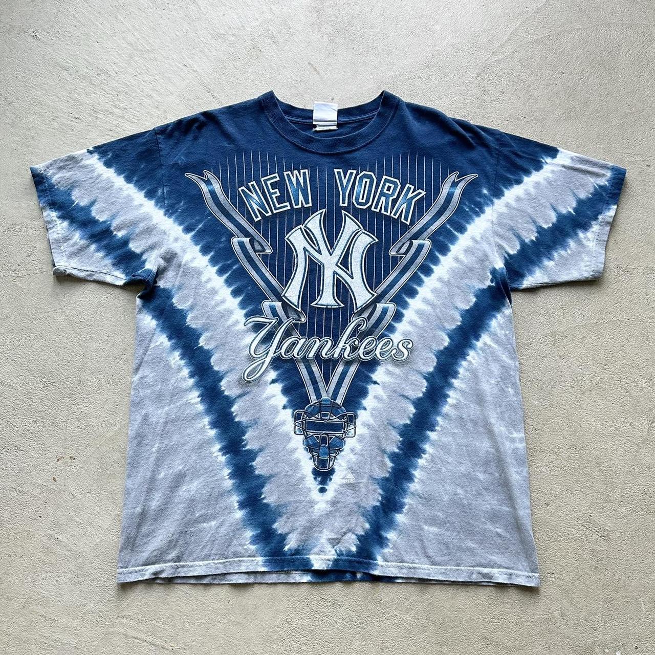 Vintage New York Yankees Tie-Dyed T-Shirt - L