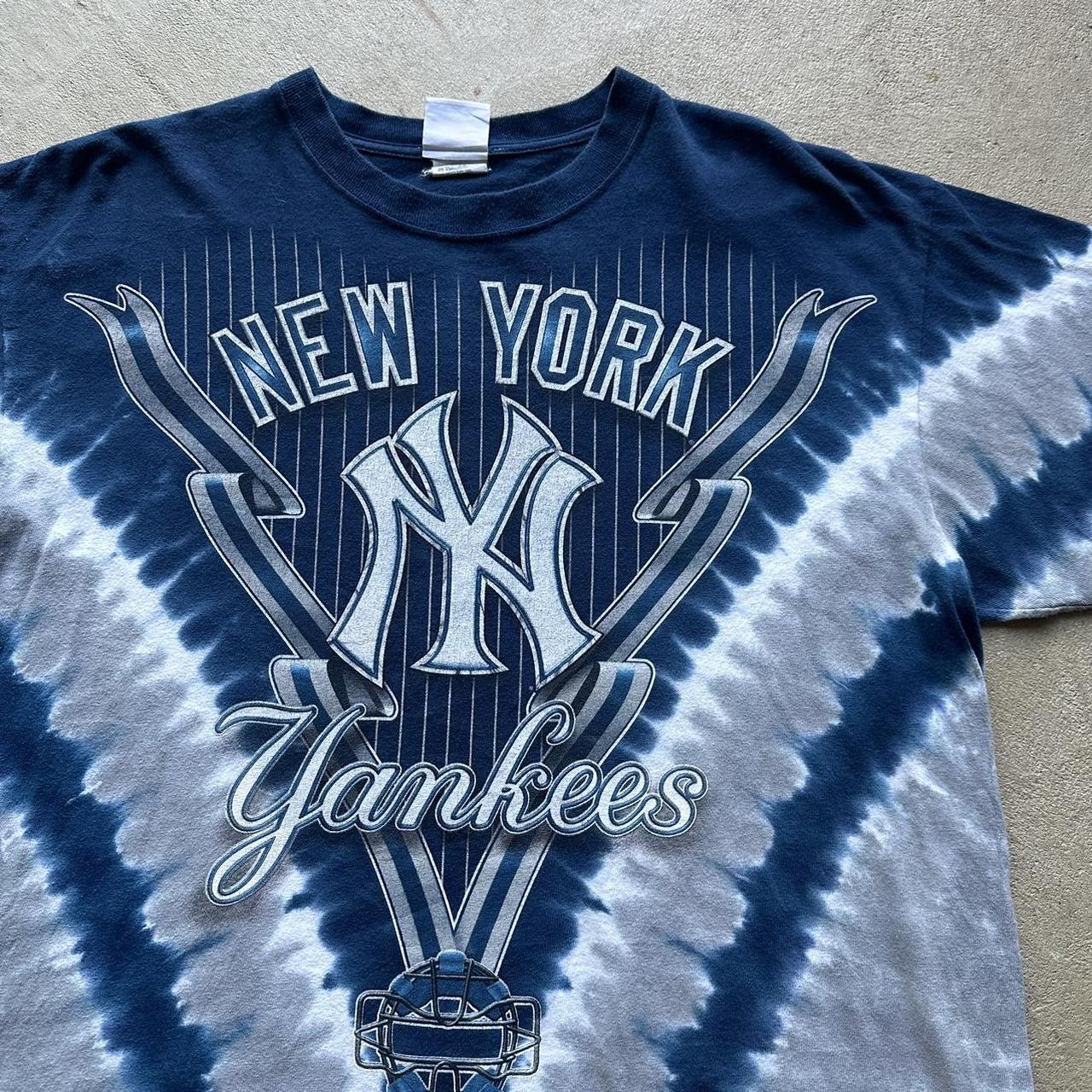 Vintage New York Yankees Tie-Dyed T-Shirt - L