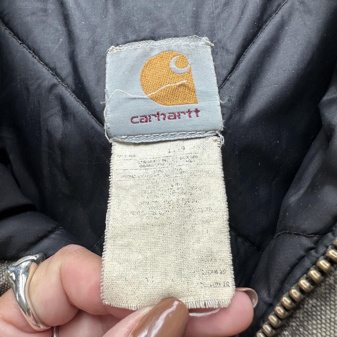 Vintage Carhartt Faded Brown Detroit Style Jacket - L