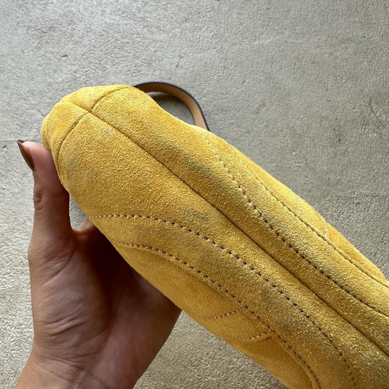 Vintage Y2K Coach Yellow Suede Mini Handbag