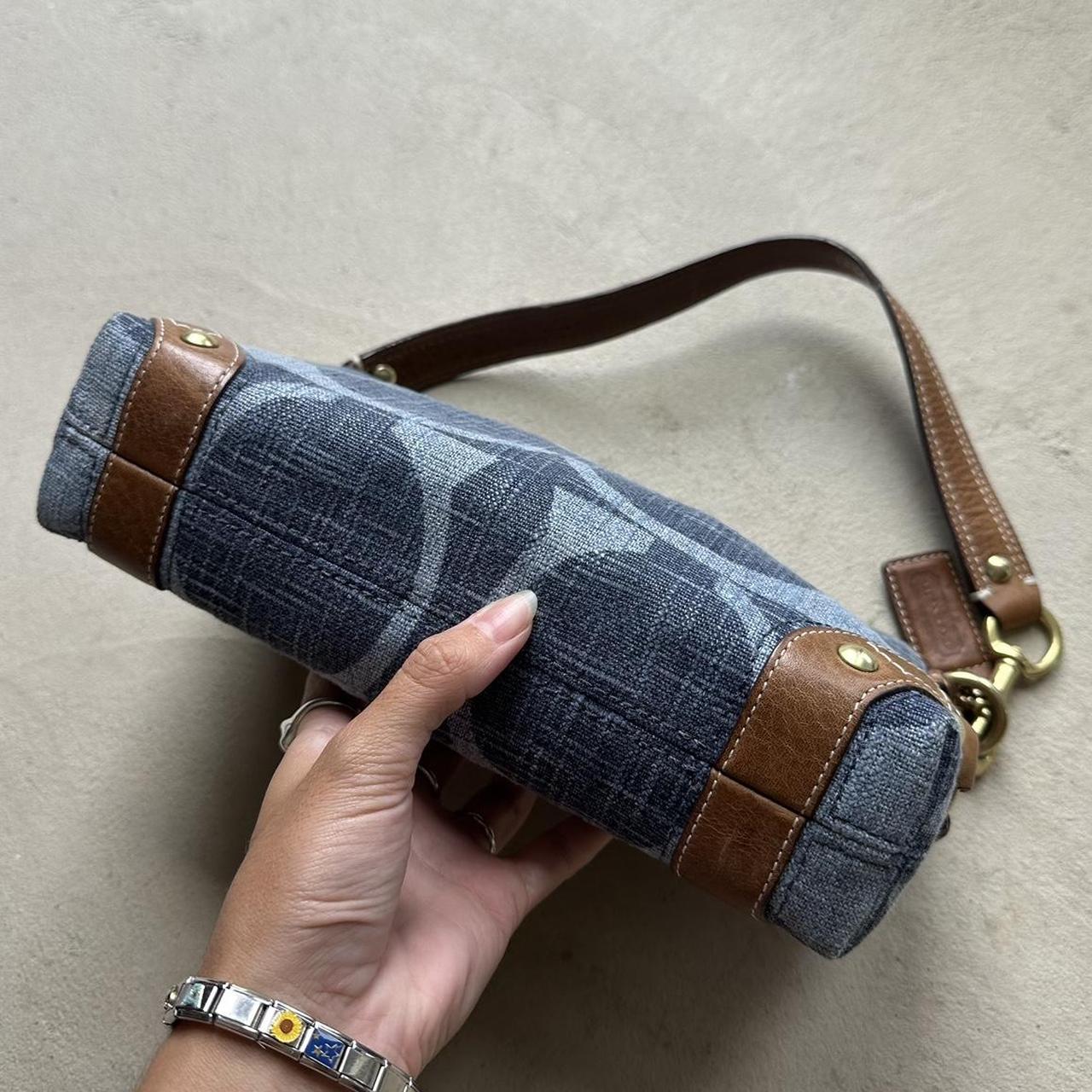 Vintage Y2K Coach Denim Shoulder Bag