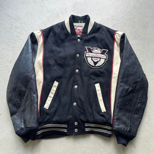 Vintage Harley Davidson Bomber Jacket - M