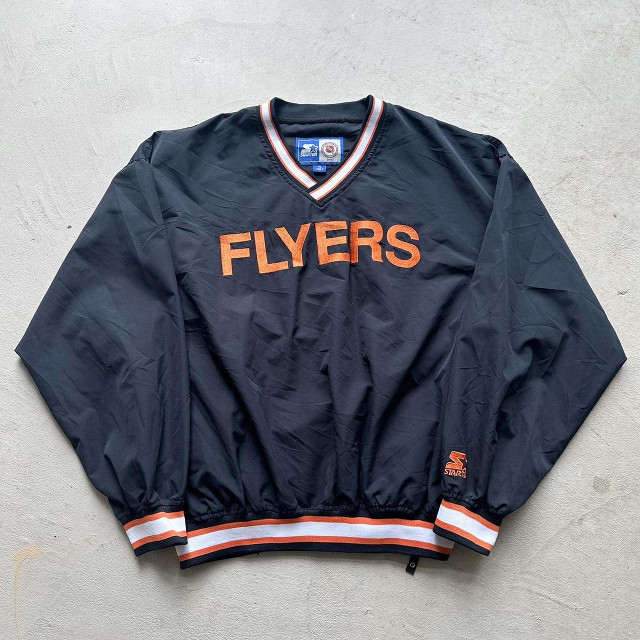 Vintage NHL Flyers Starter Windbreaker Pullover - XL