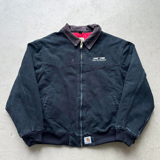 Vintage Carhartt Black Santa Fe Jacket - XL