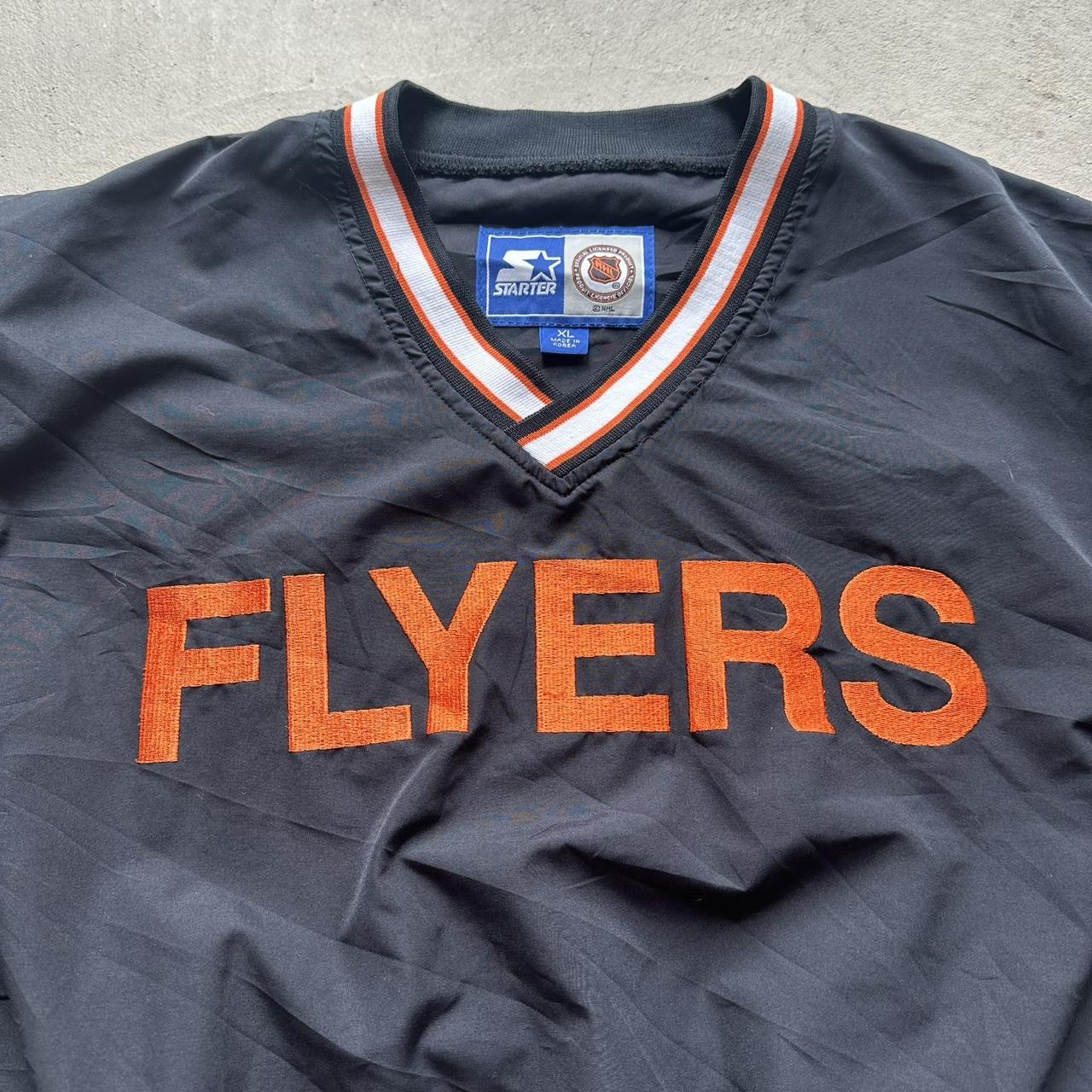 Vintage NHL Flyers Starter Windbreaker Pullover - XL