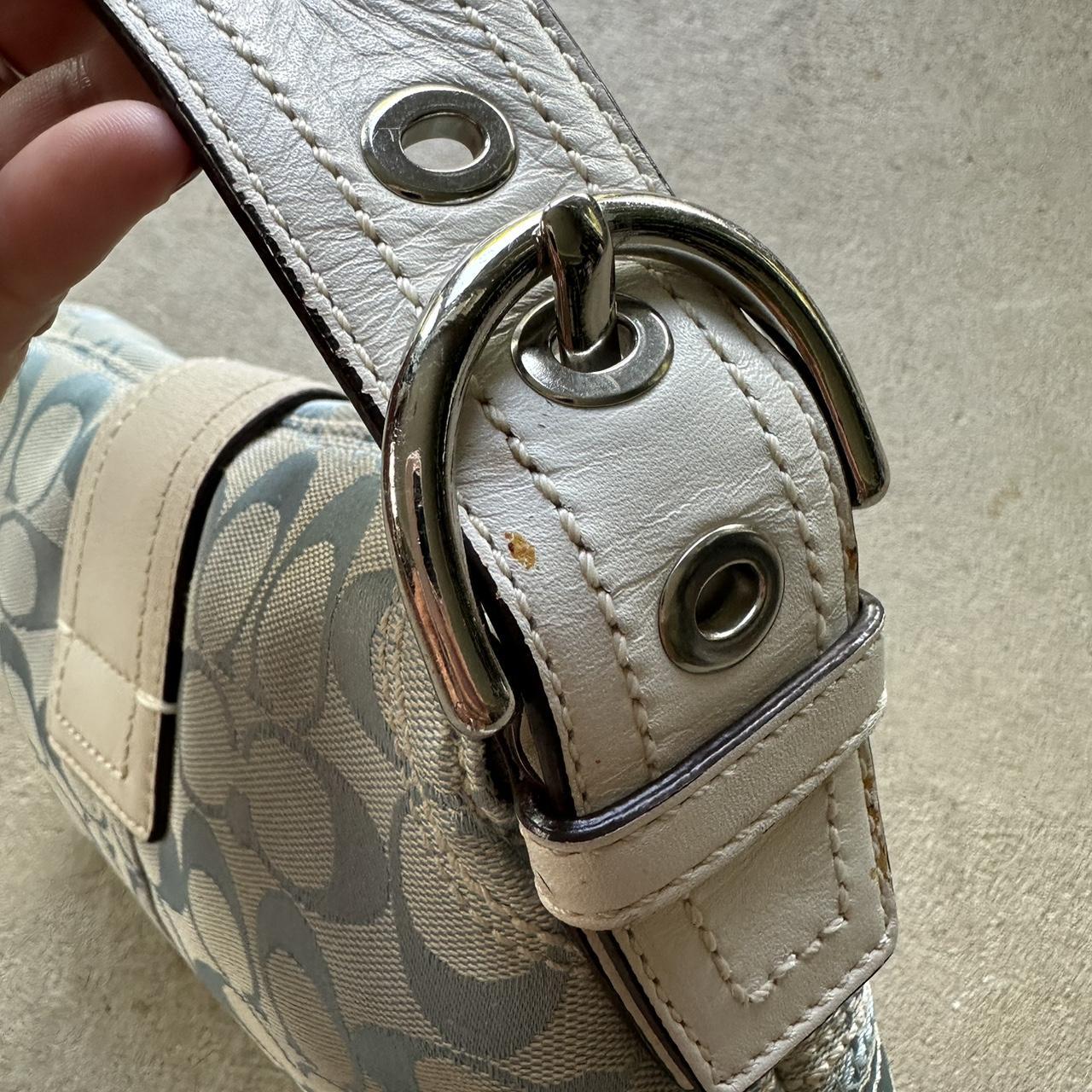 Vintage Y2K Coach Baby Blue Mini Soho Shoulder Bag