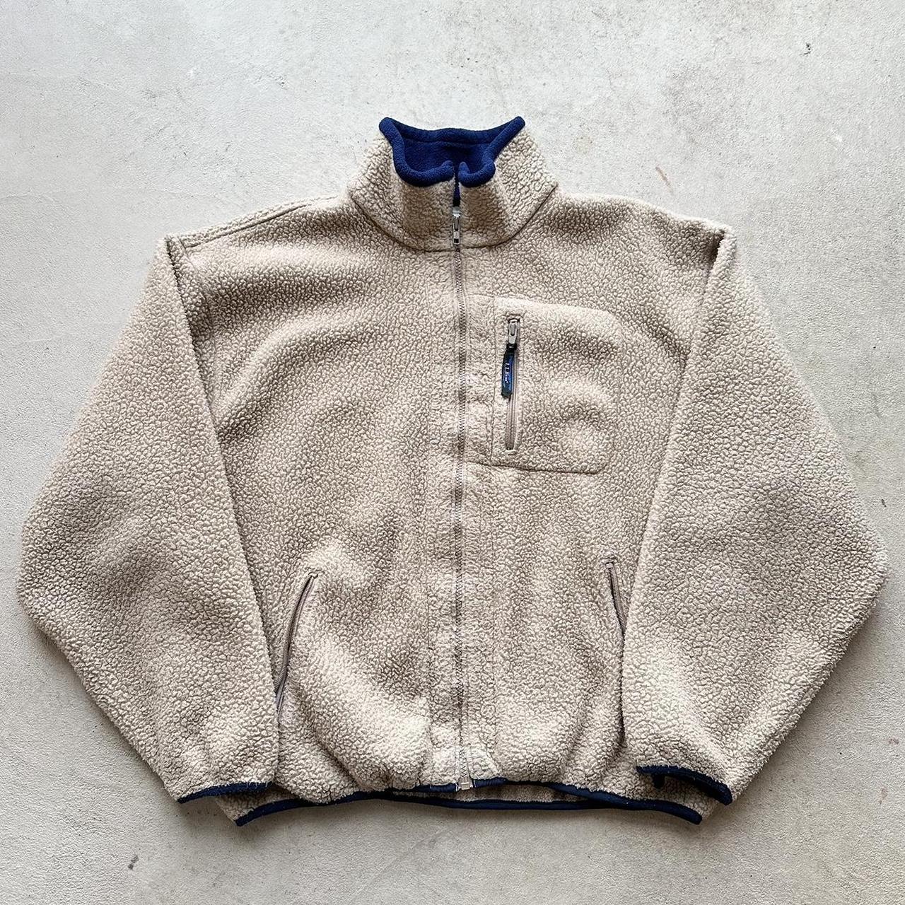 Vintage L.L. Bean Tan Fleece - L/XL