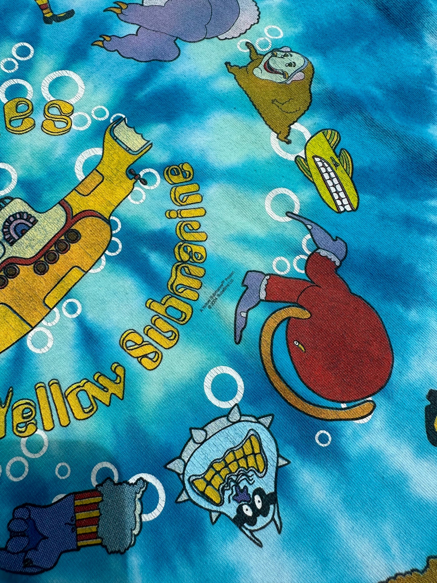 Vintage Yellow Submarine Beatles Tee Size Medium