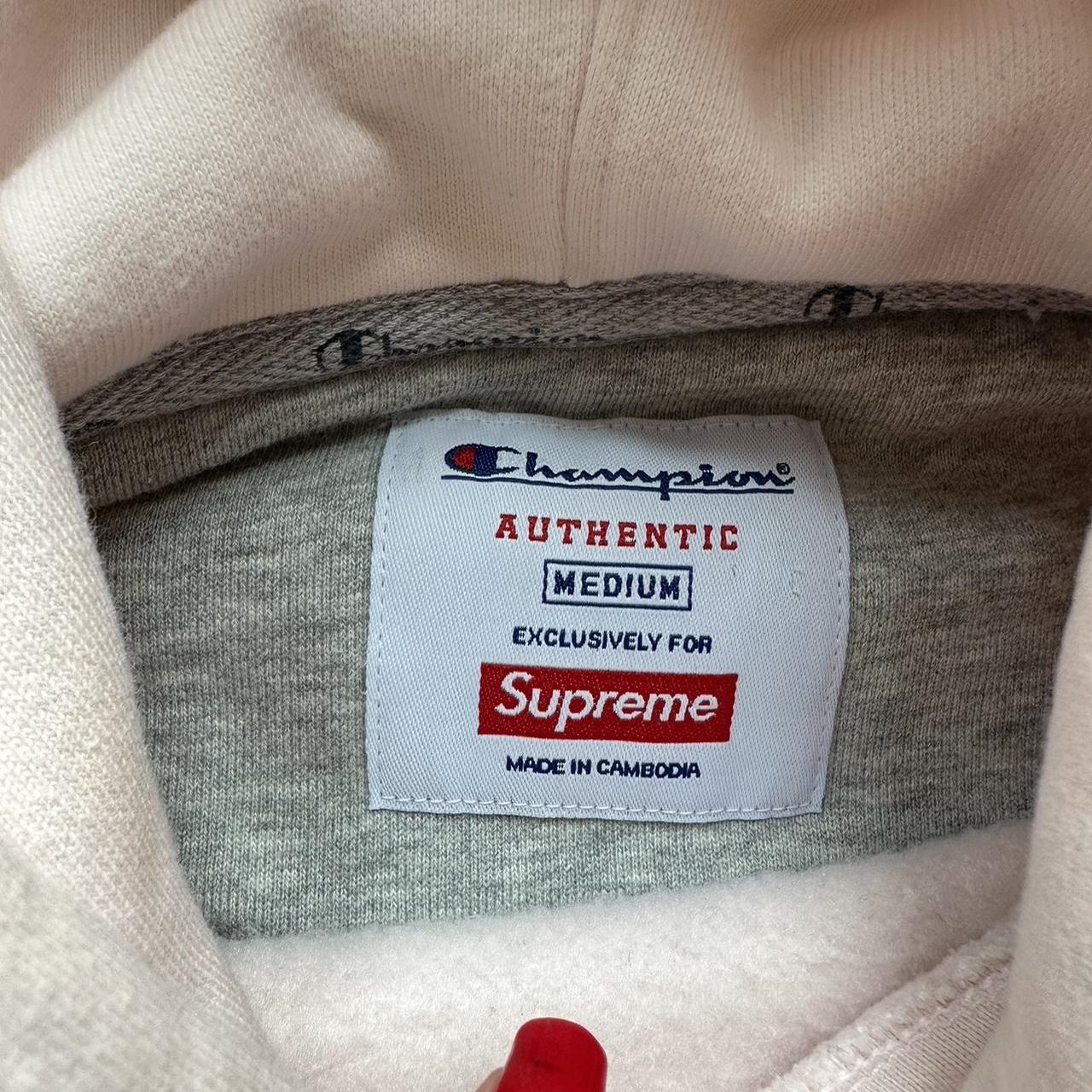 Supreme Champion Stacked C Pink Sweatshirt - M